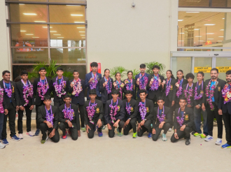 Sri Lankan Youth Athletes Return Home After Securing 8th Place in Asia with 8 Medals at the Asian U20 Athletics Championship